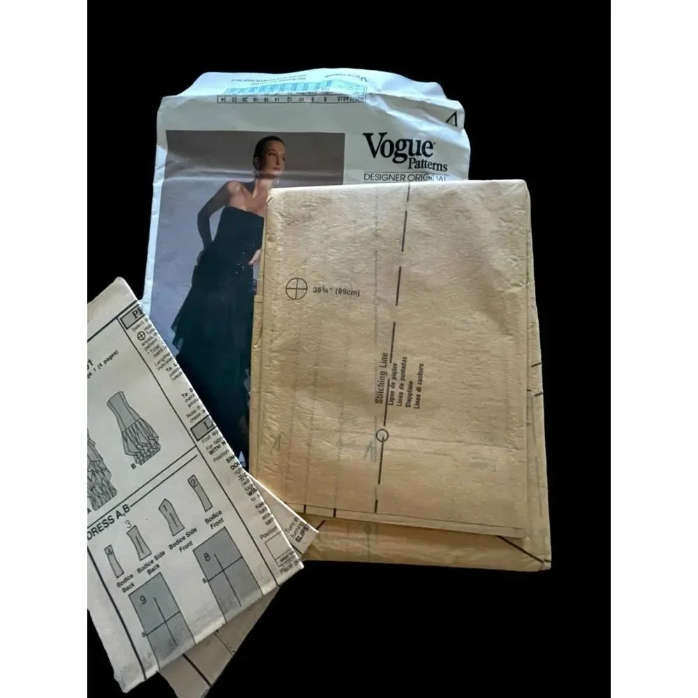 Vogue Designer Original Bellville Sassoon 1701 Vintage Size 12 Bust 34